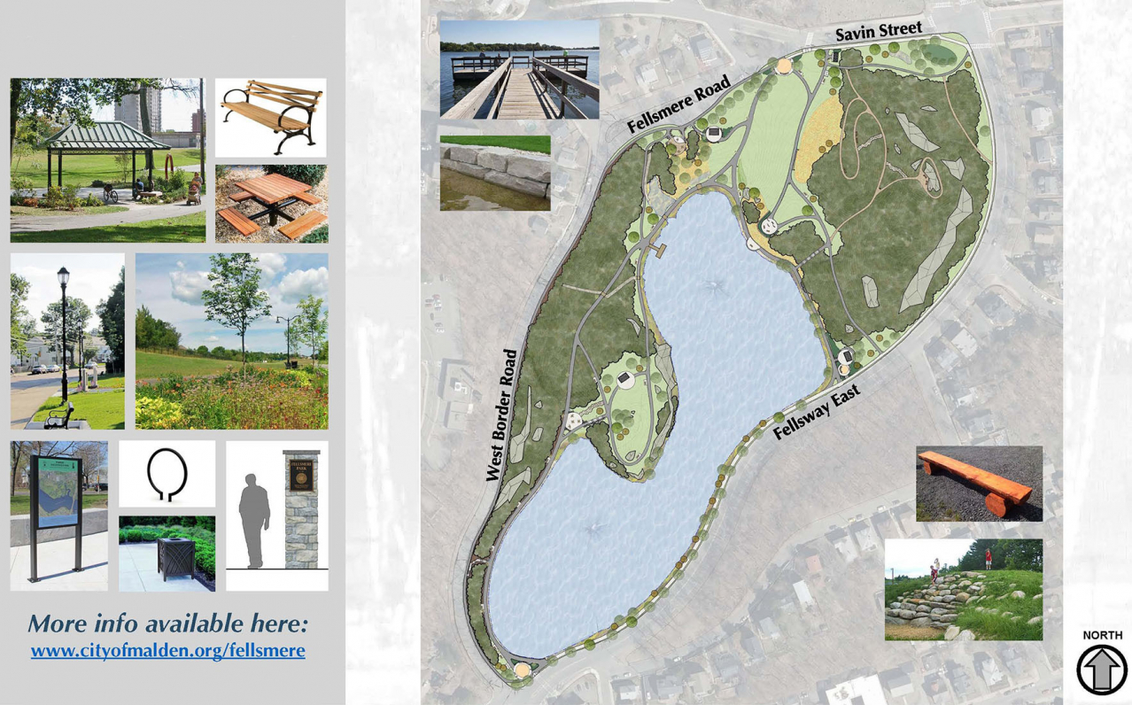 Shadley Associates Landscape Architecture: Fellsmere Park Master Plan Malden, MA