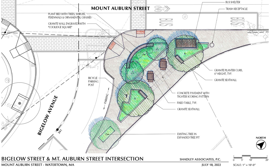 Shadley Associates Landscape Architecture: Mount Auburn Street Watertown