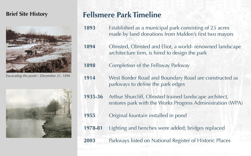 Shadley Associates Landscape Architecture: Fellsmere Park Master Plan Malden, MA