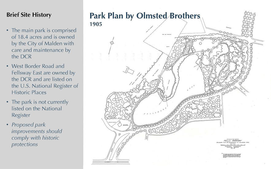 Shadley Associates Landscape Architecture: Fellsmere Park Master Plan Malden, MA