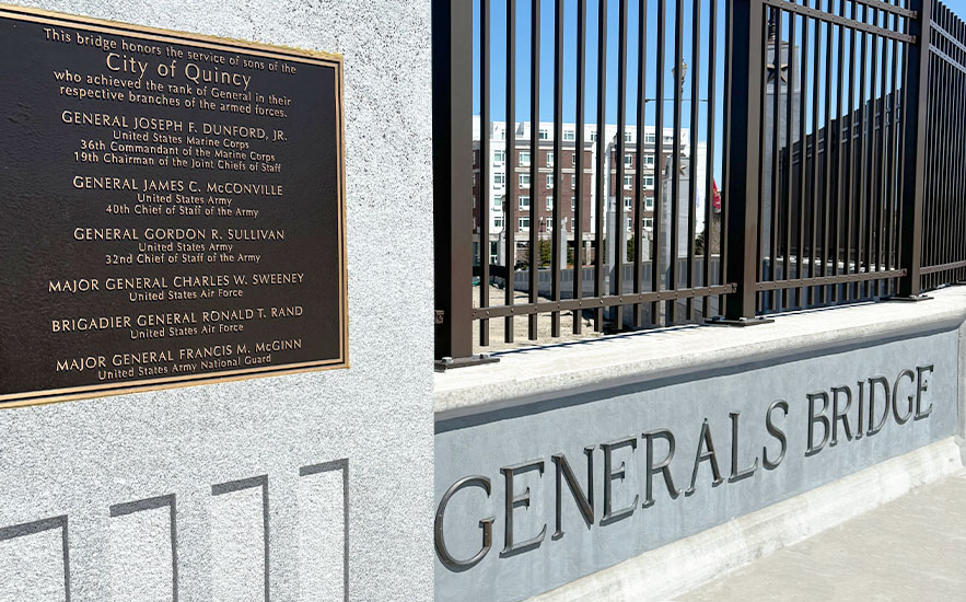 Shadley Associates Landscape Architecture: Generals Bridge sign wall