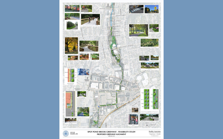 Shadley Associates Landscape Architecture: Spot Pong Brook Greenway Feasibility Study