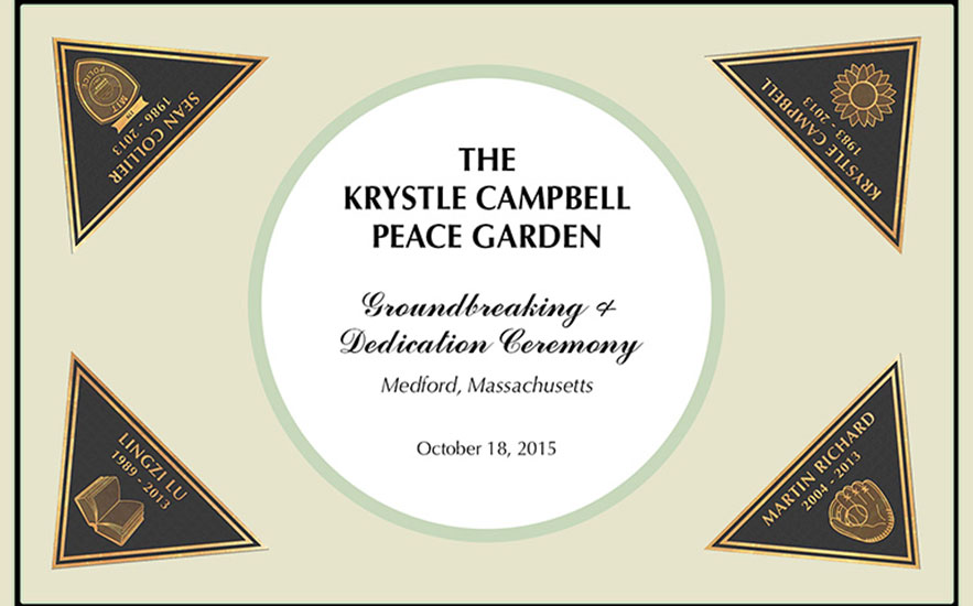 Groundbreaking at Peace Garden